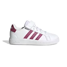 adidas - Kids' (Preschool) Grand Court Elastic Lace Shoes (GX7159)