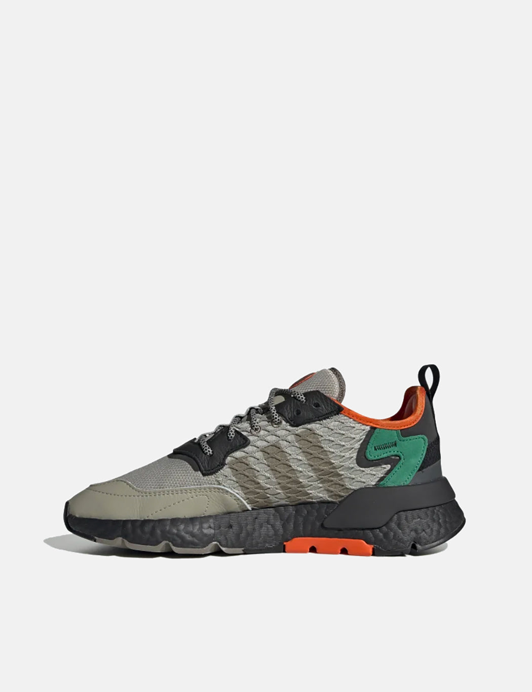 adidas Nite Jogger Shoes (EE5569) - Black / Seasame / Orange