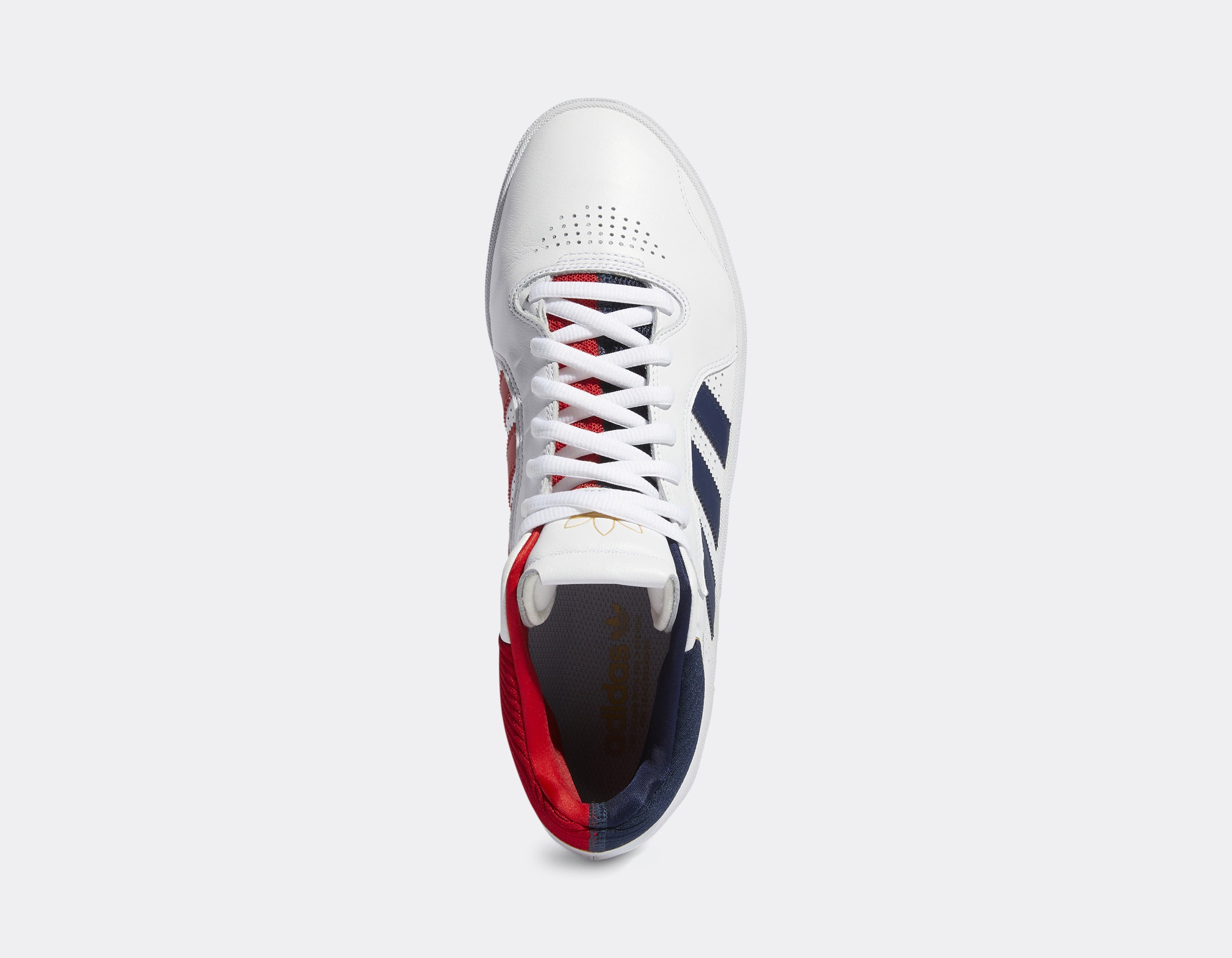 Adidas Tyshawn White/ Navy/Red