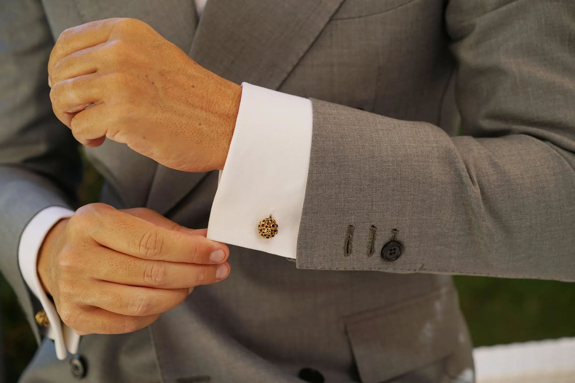 Alexander The Great Gold Cufflinks