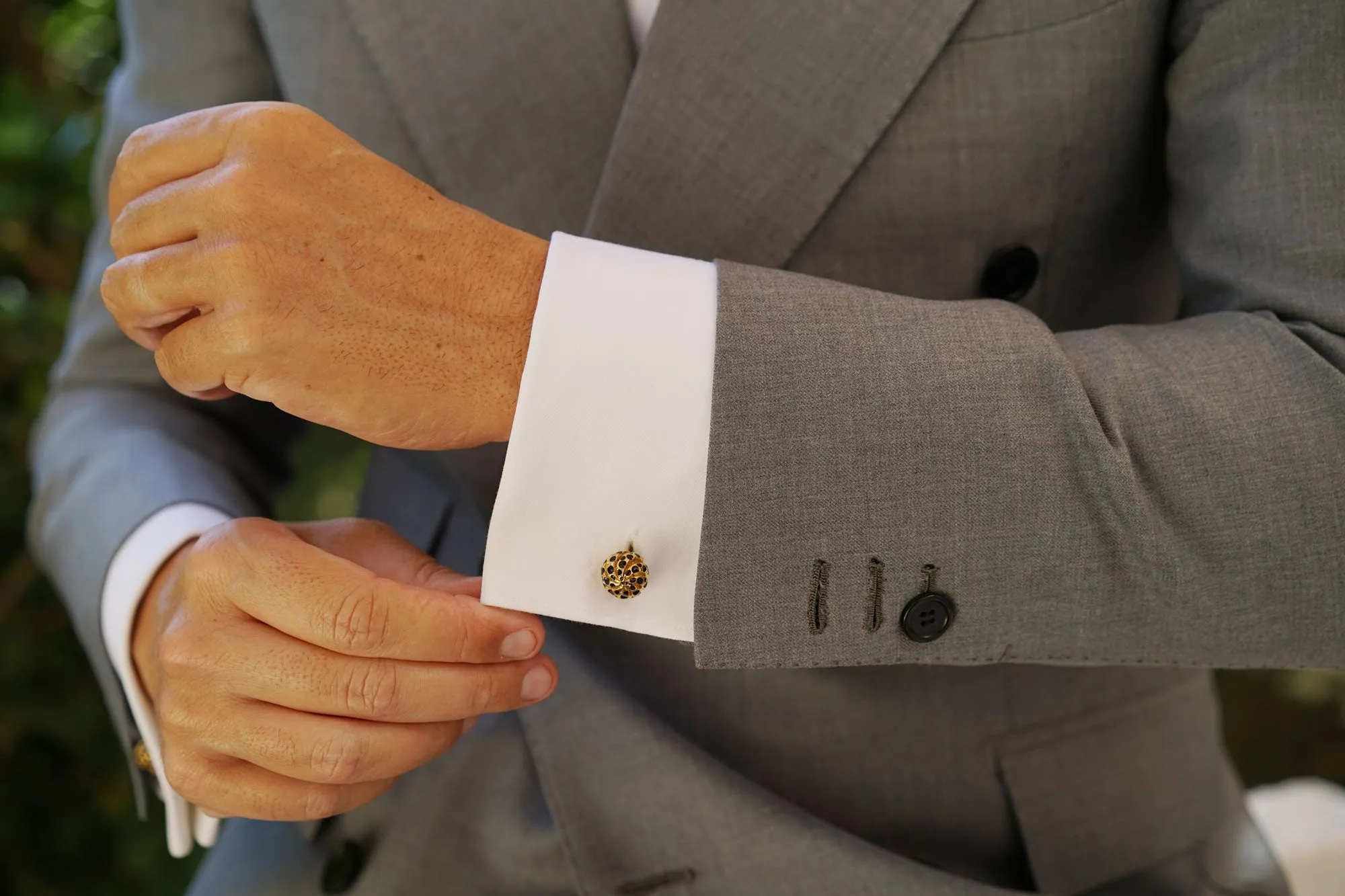 Alexander The Great Gold Cufflinks