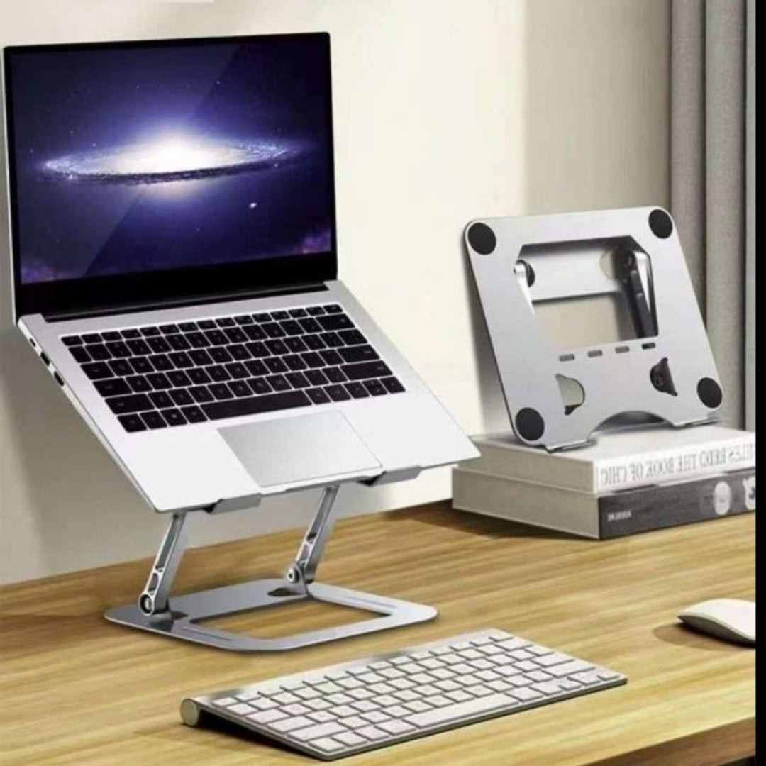 All-alloy Steel Rock Solid - Foldable Laptop Stand.