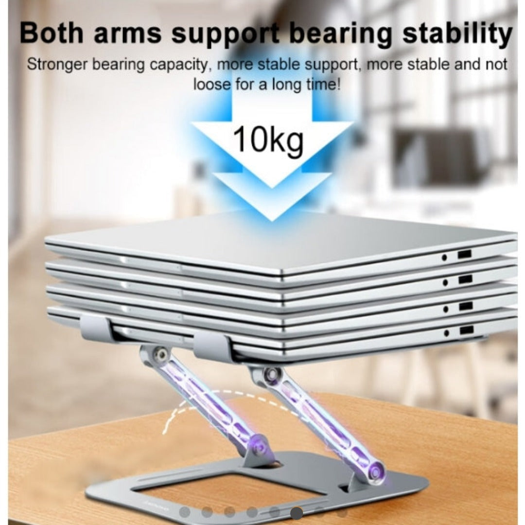 All-alloy Steel Rock Solid - Foldable Laptop Stand.