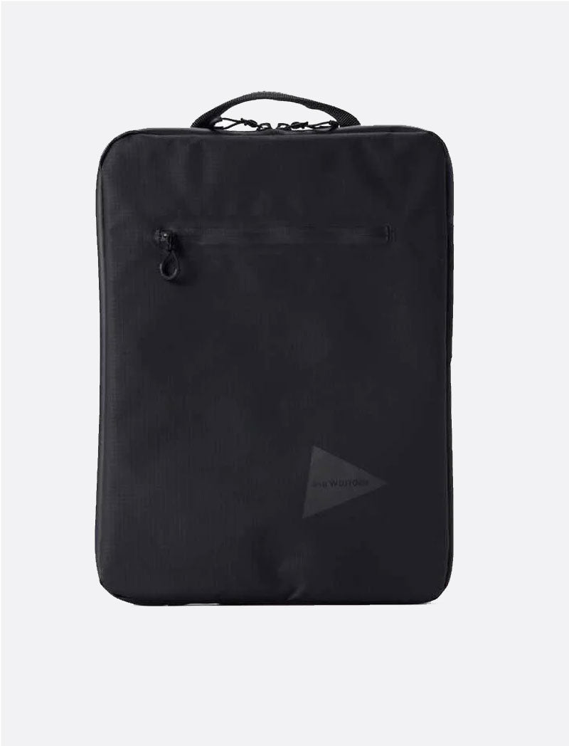 And Wander Coating Rip Laptop Case Black