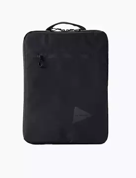 And Wander Coating Rip Laptop Case Black