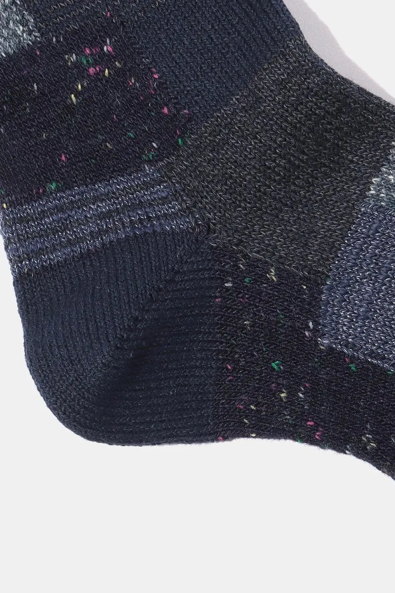 Anonymous Ism Patchwork Crew Socks (Navy)