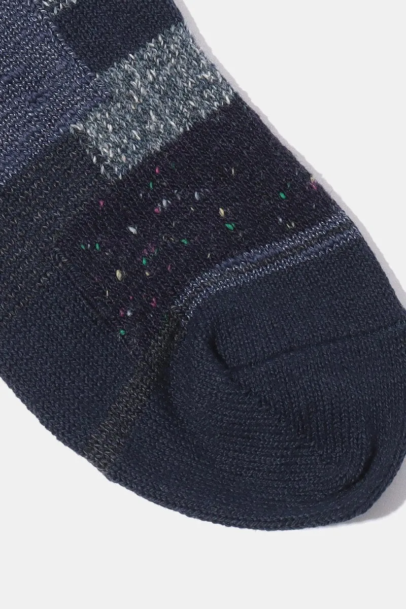 Anonymous Ism Patchwork Crew Socks (Navy)