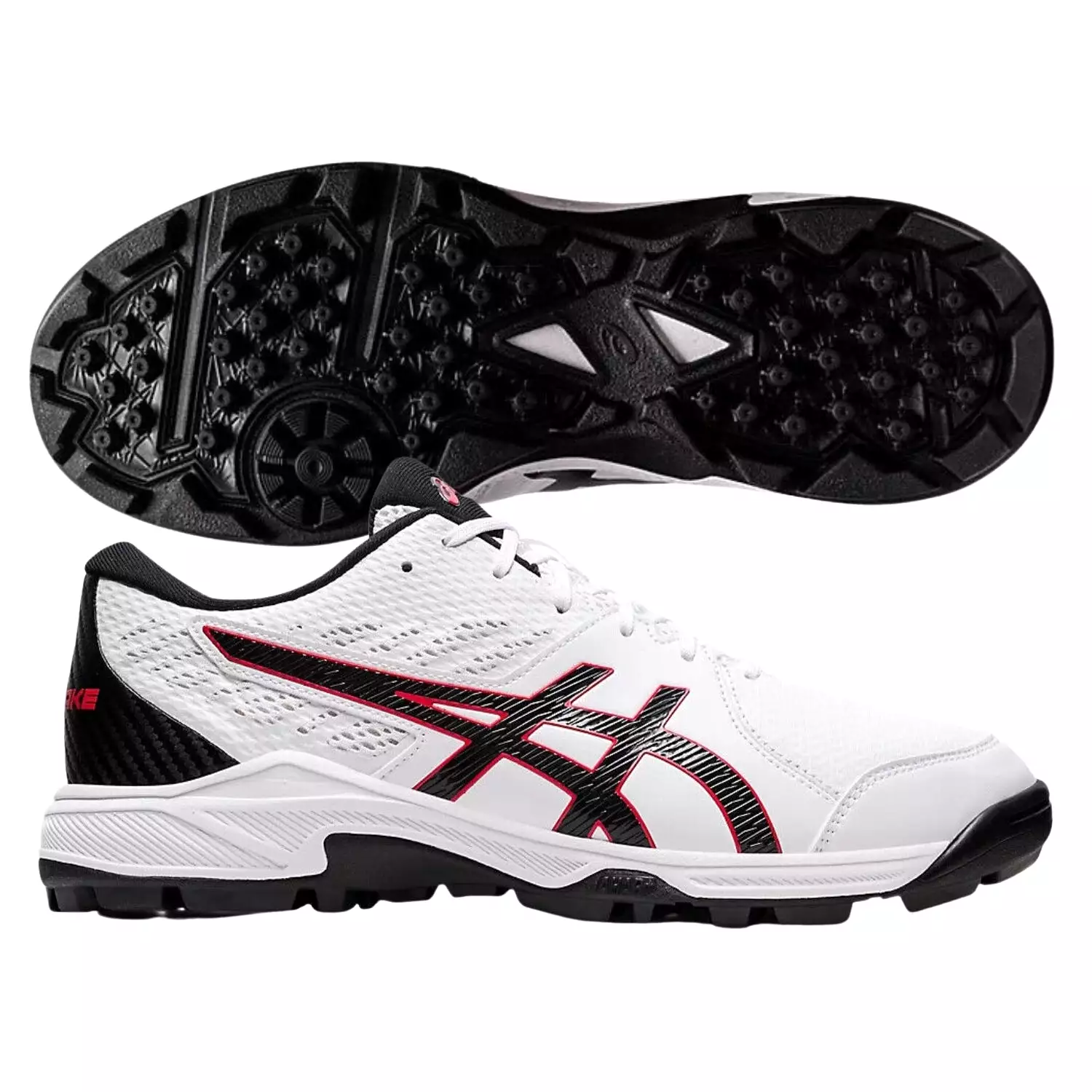 Asics Cricket Shoes, Model Gel-Peake 2, White/Black