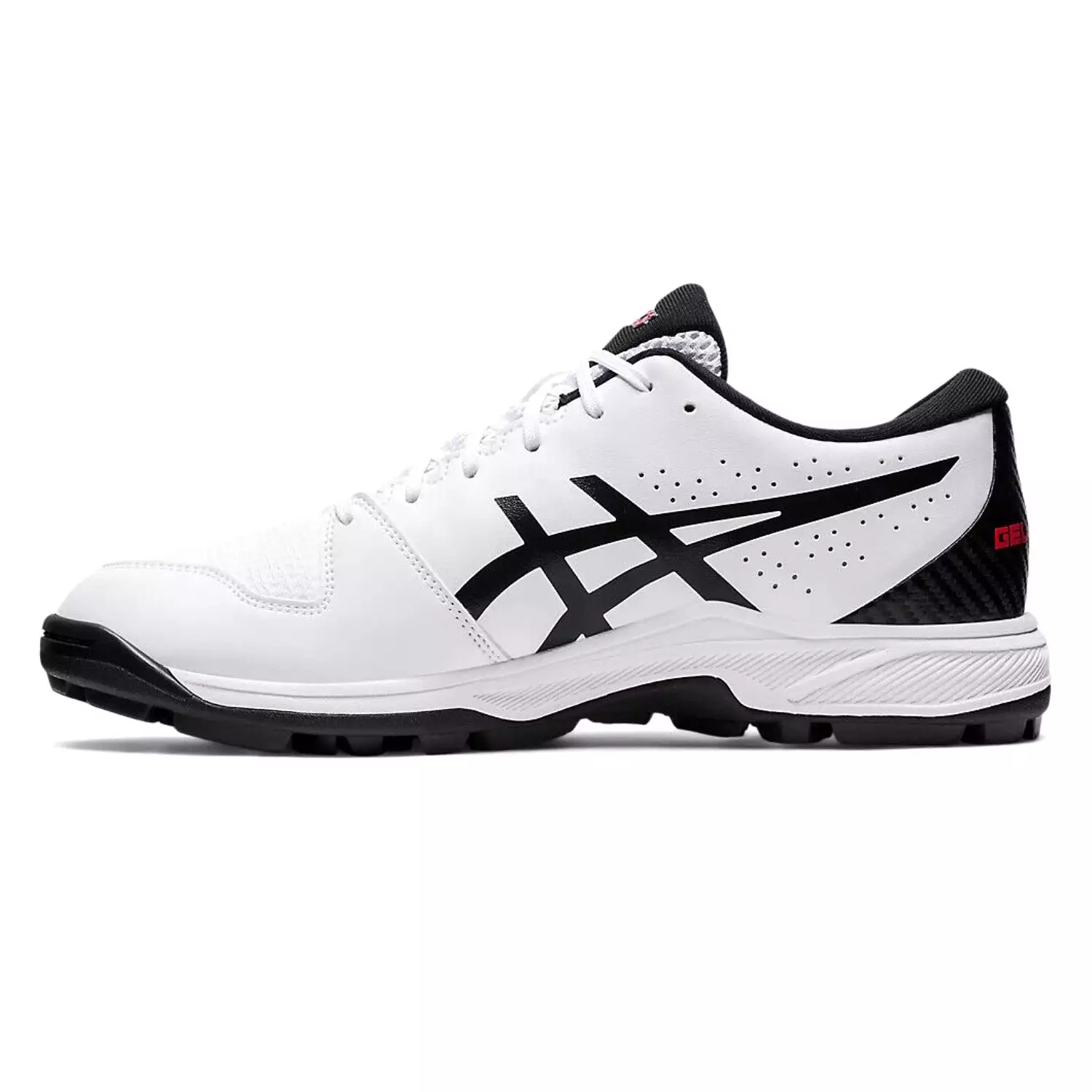 Asics Cricket Shoes, Model Gel-Peake 2, White/Black