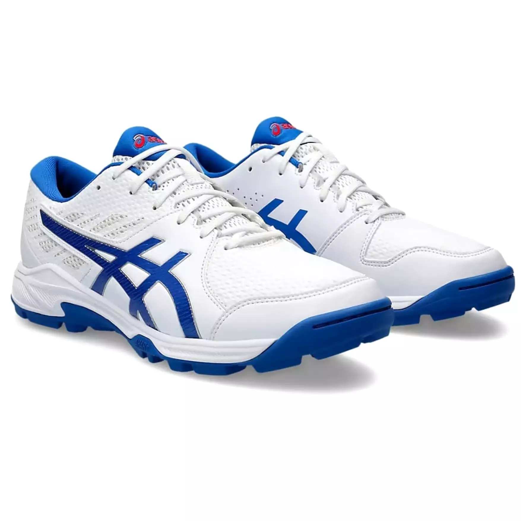 Asics Gel-Peake 2 White Tuna Blue Cricket Shoes 2024 MODEL