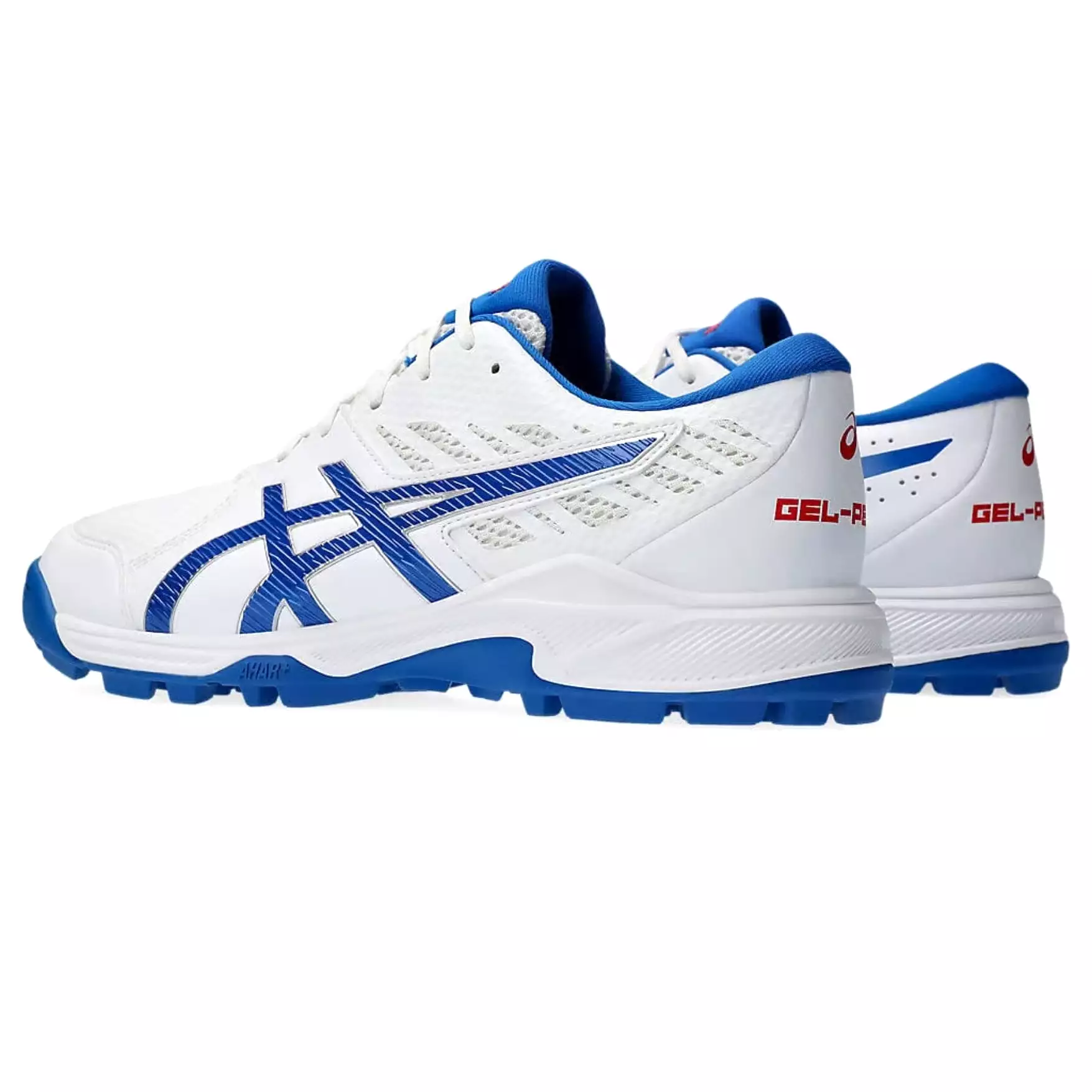 Asics Gel-Peake 2 White Tuna Blue Cricket Shoes 2024 MODEL