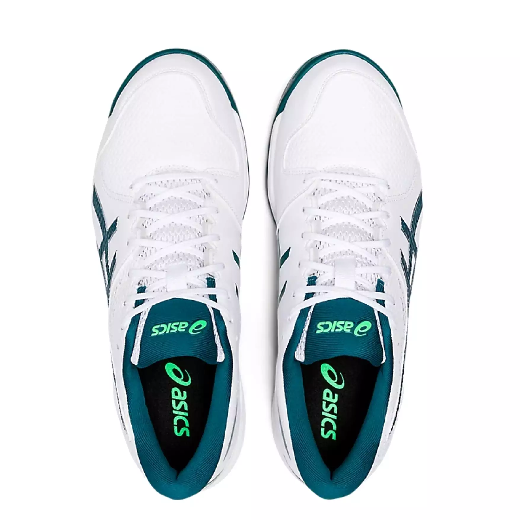 Asics Gel-Peake 2 White Velvet Pine Cricket Shoes 2024 MODEL