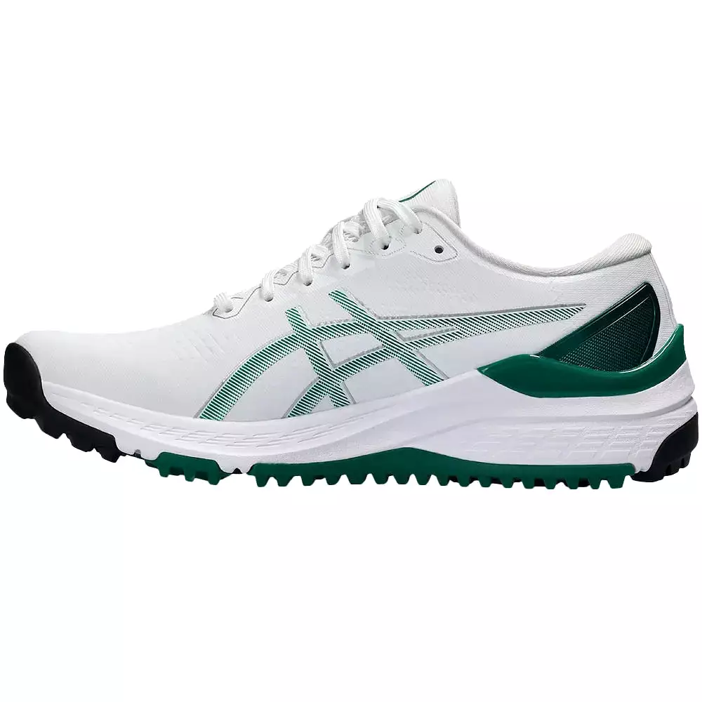 Asics Men's Gel-Kayano Ace 2 Season Opener Golf Shoes - White/Fern Green