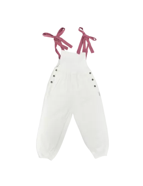 Aura Waffle Overall - White