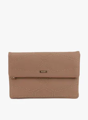 Claire Studded Tan Color Sling Bag