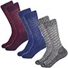 Hazy Stripe Crew Socks 3 Pack