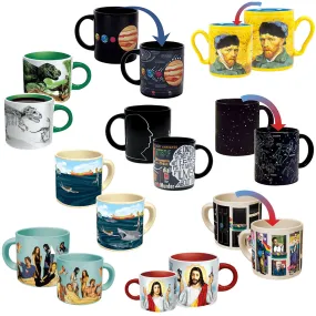 Heat-Changing Magic Mugs - Add Hot Liquid Watch Mug Change