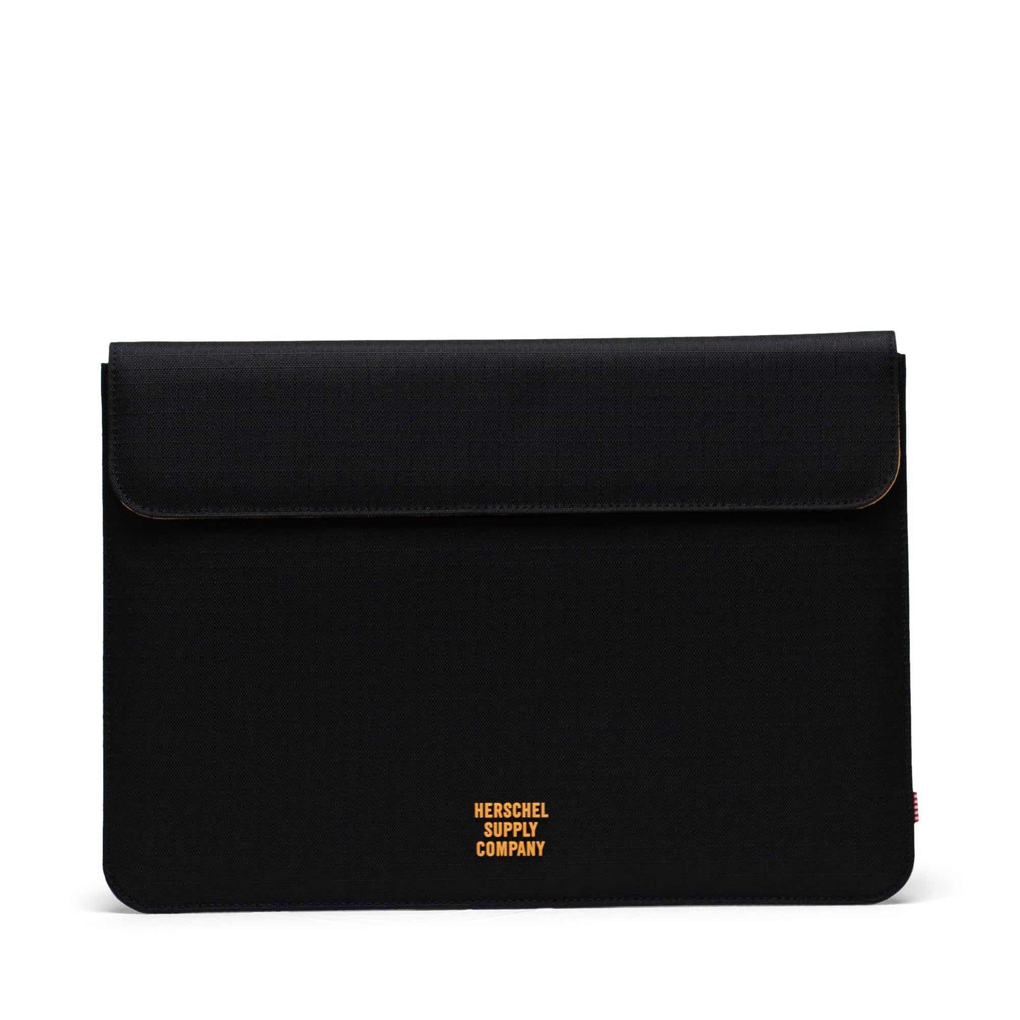 Herschel Spokane Sleeve for MacBook Black Ripstop/Blazing Orange