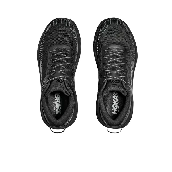 HOKA Men's Bondi 7 (Wide Width) Black/Black