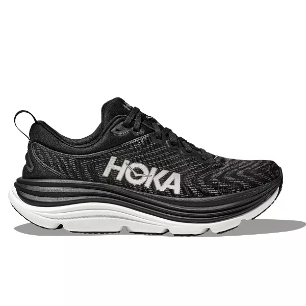 HOKA Men's Gaviota 5 Wide Black/White