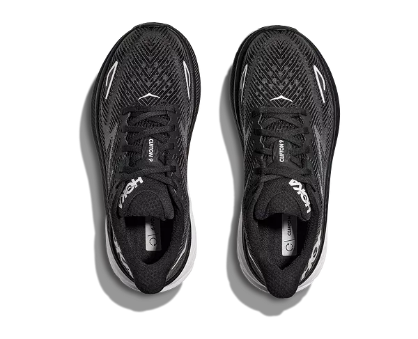 HOKA Men's (Medium Width) Clifton 9 Black / White