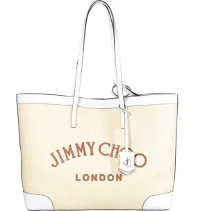 Jimmy Choo Logo Printed Toe Bag