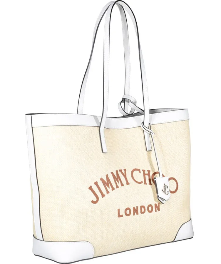 Jimmy Choo Logo Printed Toe Bag