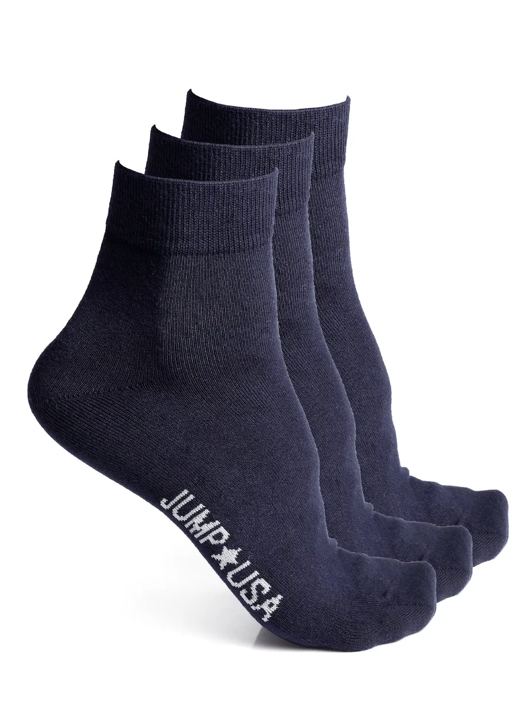 JUMP USA Men Pack Of 3 Assorted Ankle-Length Socks