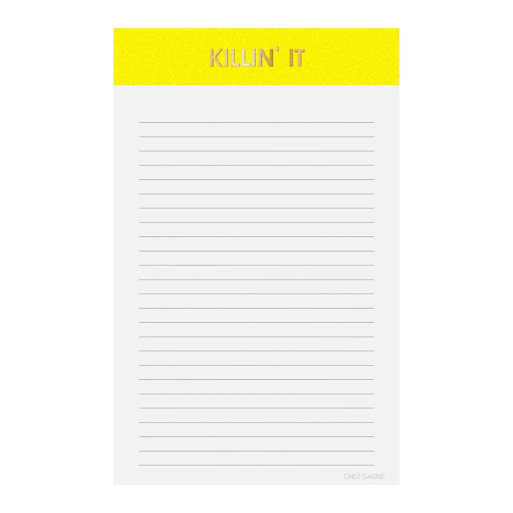 Killin' It Notepad