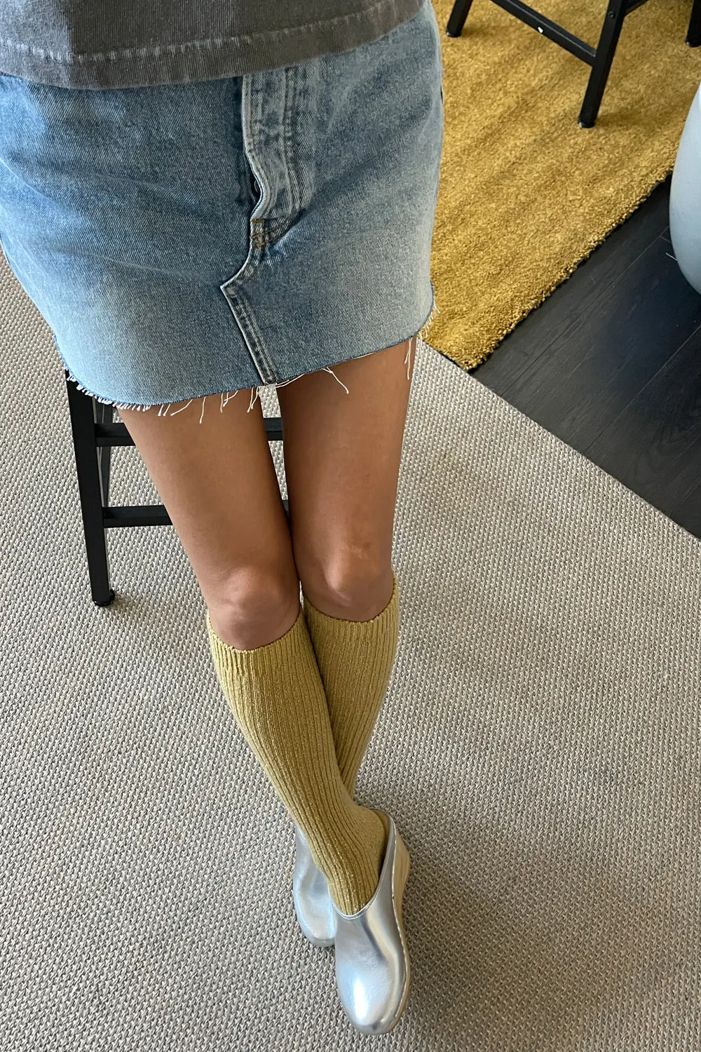 Le Bon Shoppe Arctic Mustard Socks