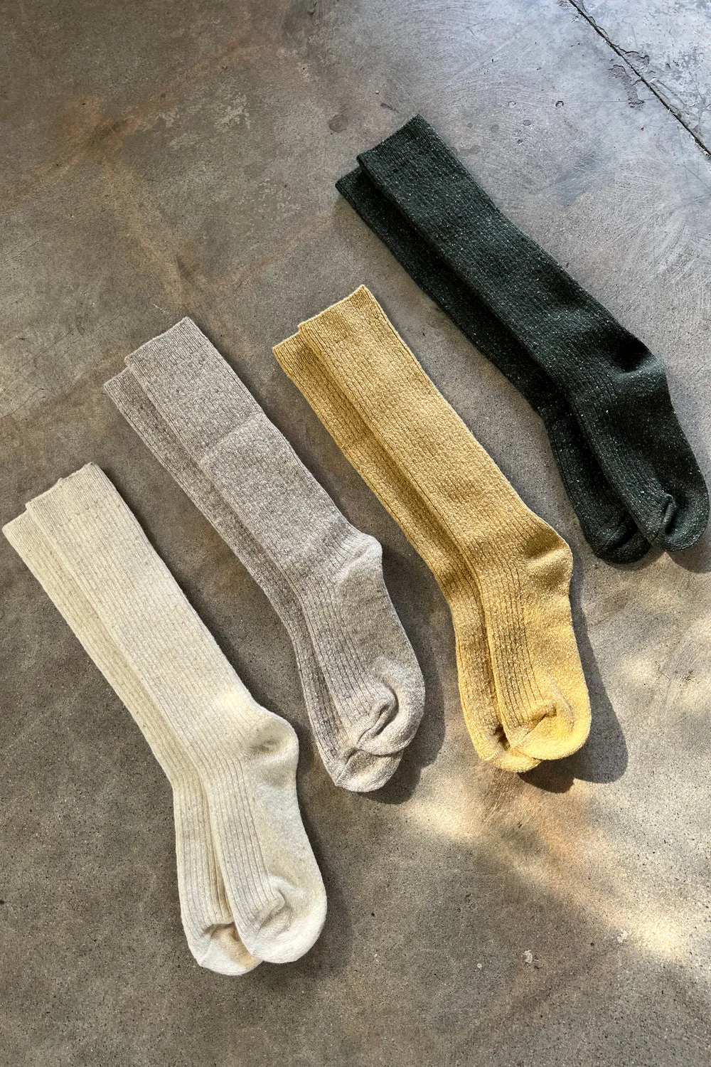 Le Bon Shoppe Arctic Mustard Socks