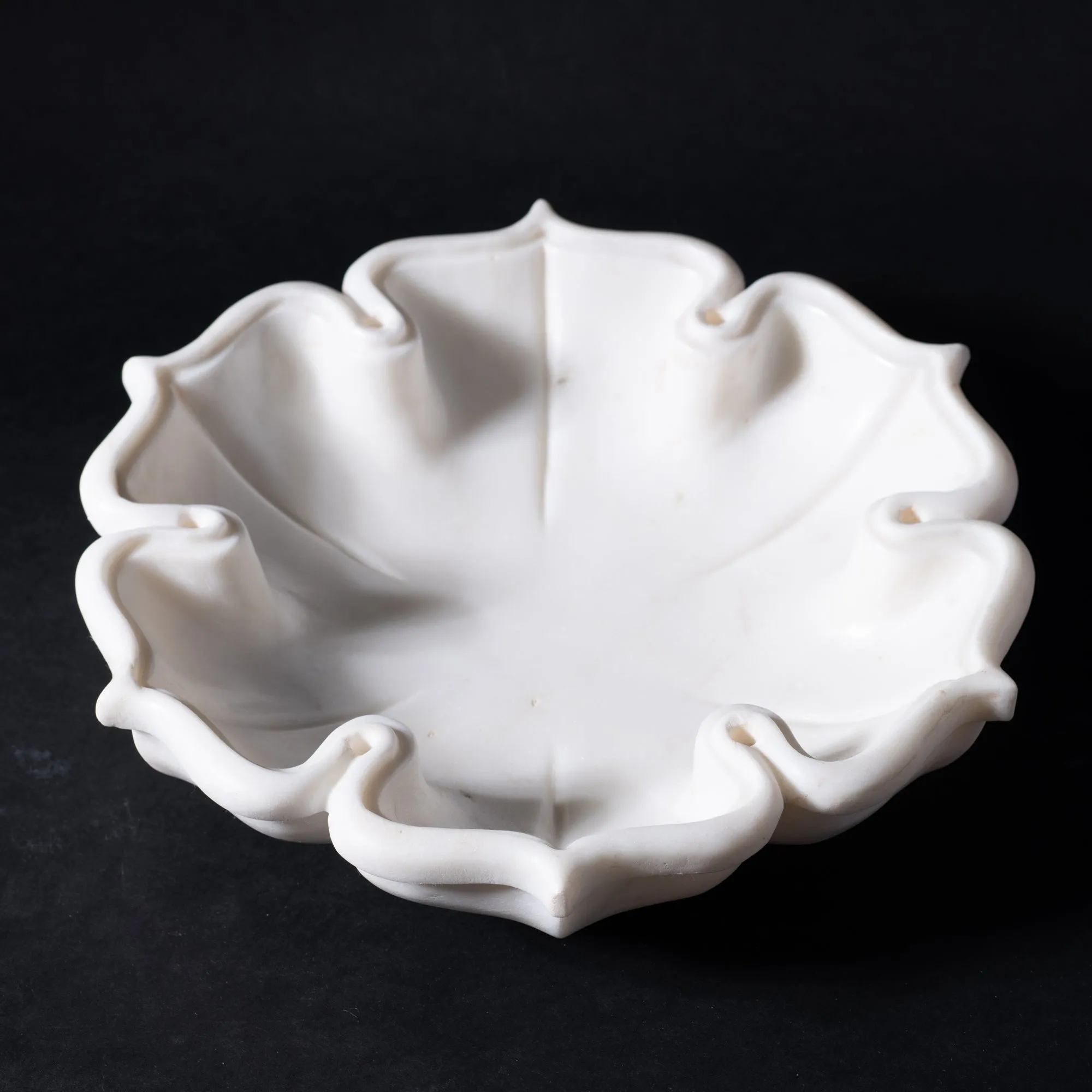 Marble Lotus Bowl