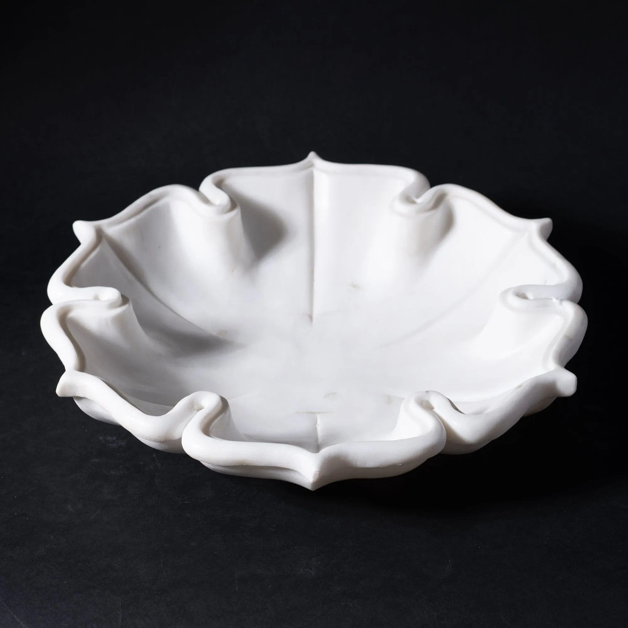 Marble Lotus Bowl