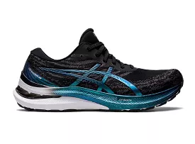 Mens Asics Gel-Kayano 29 Platinum Black/Black Athletic Running Shoes