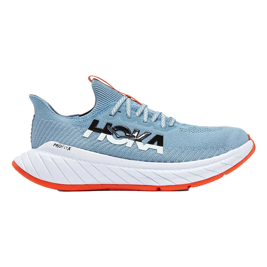 Men's Hoka One One Carbon X 3, Mountain Spring/Puffin's Bill, 11.5 D Medium