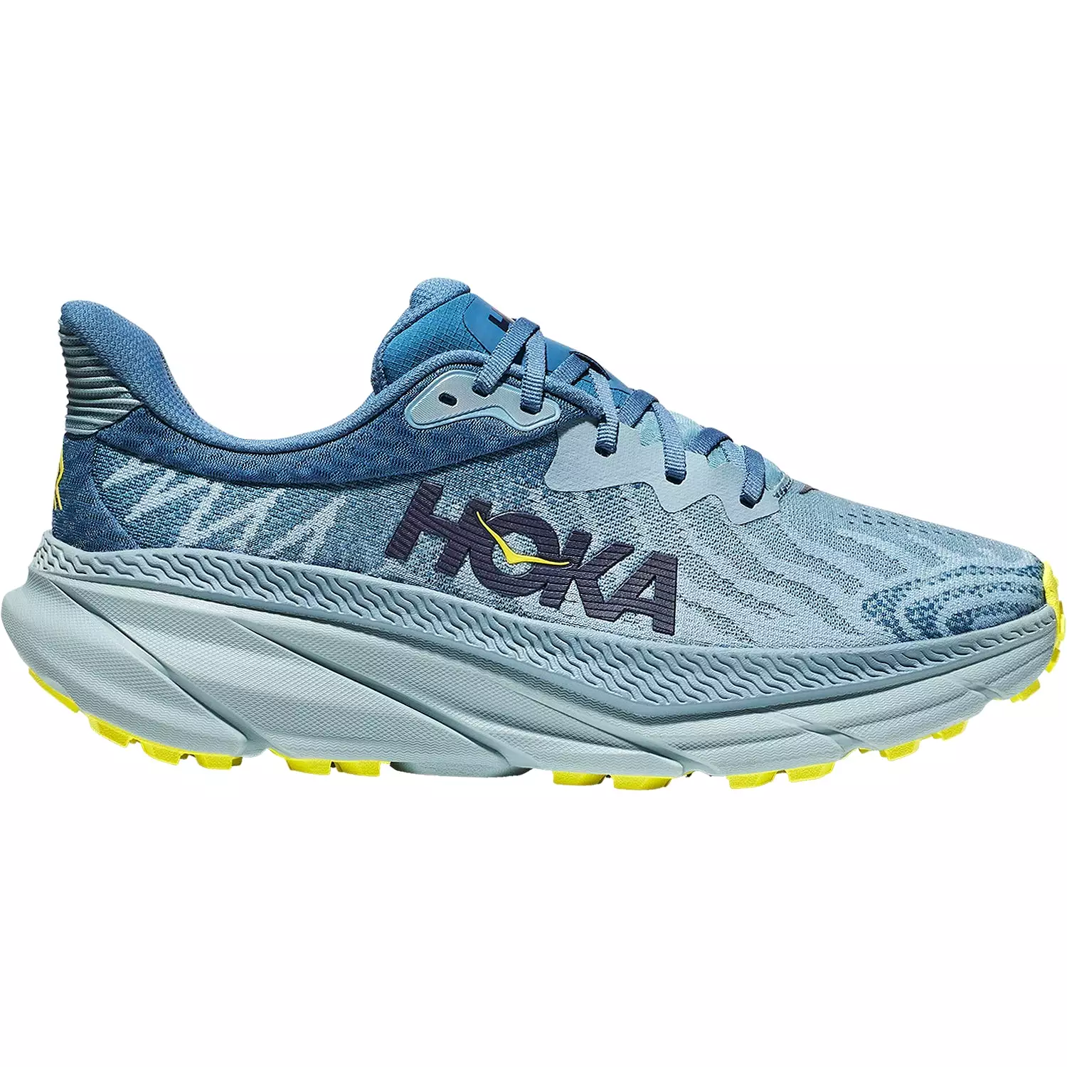 Men's Hoka One One Challenger ATR 7, Stone Blue/Evening Primrose, 11 2E Wide