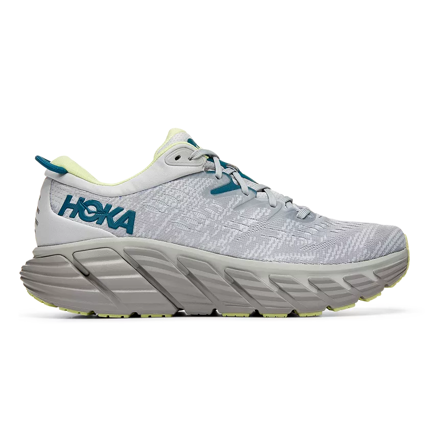 Men's Hoka One One Gaviota 4, Harbor Mist/Butterfly, 10 2E Wide