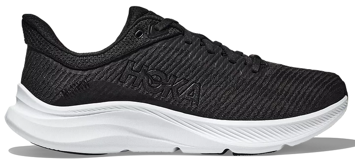 Men's Hoka One One Solimar, Black/White, 9 D Medium