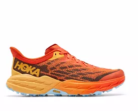 Men's Hoka One One Speedgoat 5, Puffins Bill/Amber Yellow, 11.5 2E Wide