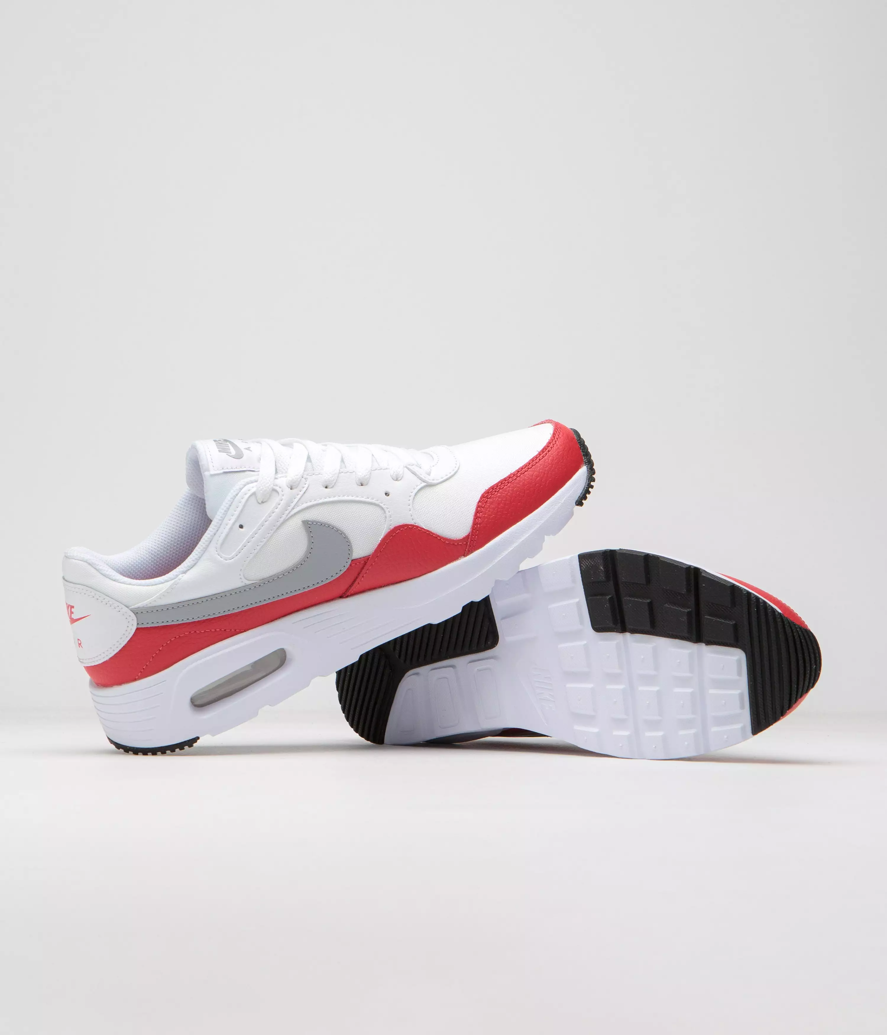 Nike Air Max SC Shoes - White / Wolf Grey - University Red - Black