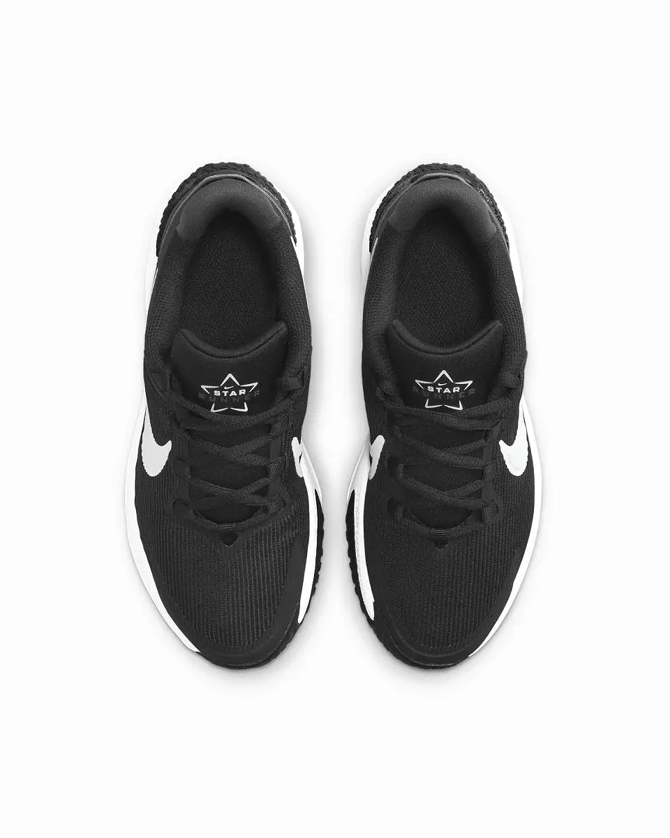 NIKE JUNIOR STAR RUNNER 4 (GS) BLACK RUNNING SHOES