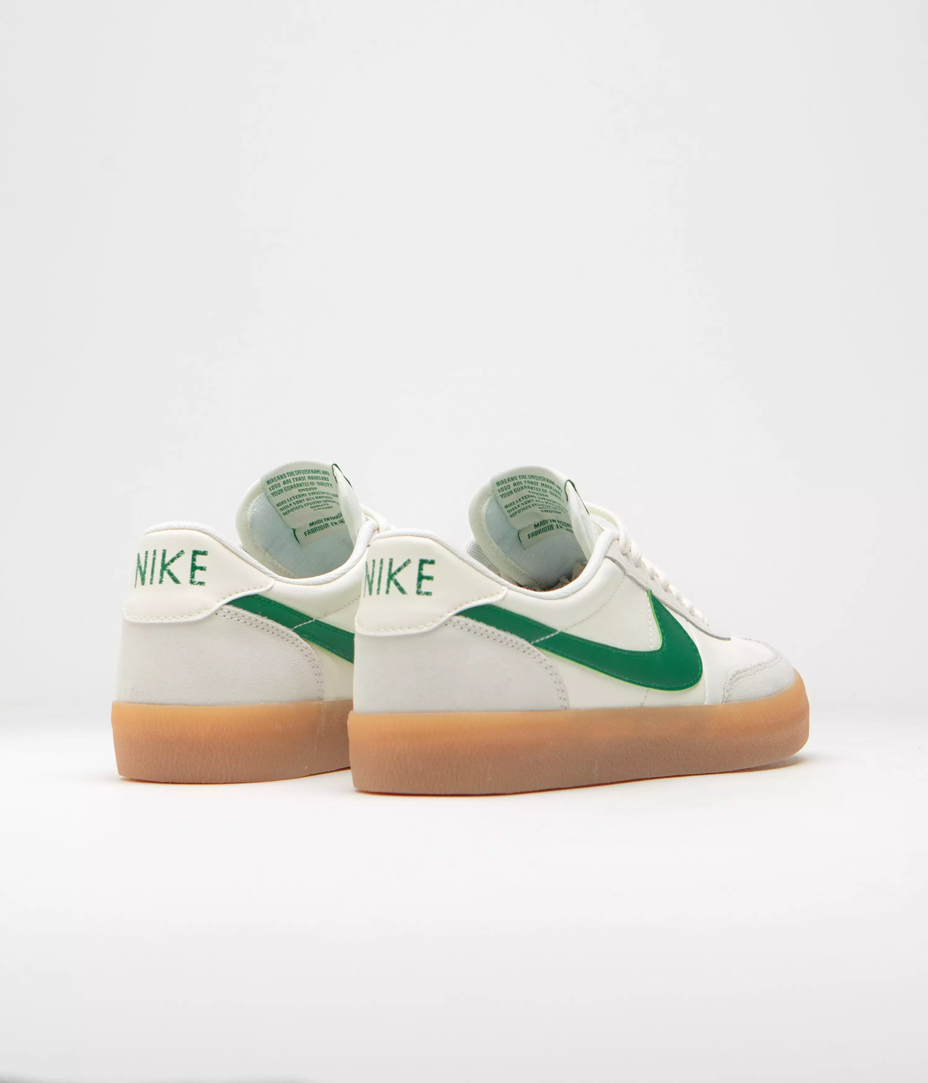 Nike Killshot 2 Leather Shoes - Sail / Lucid Green - Gum Yellow