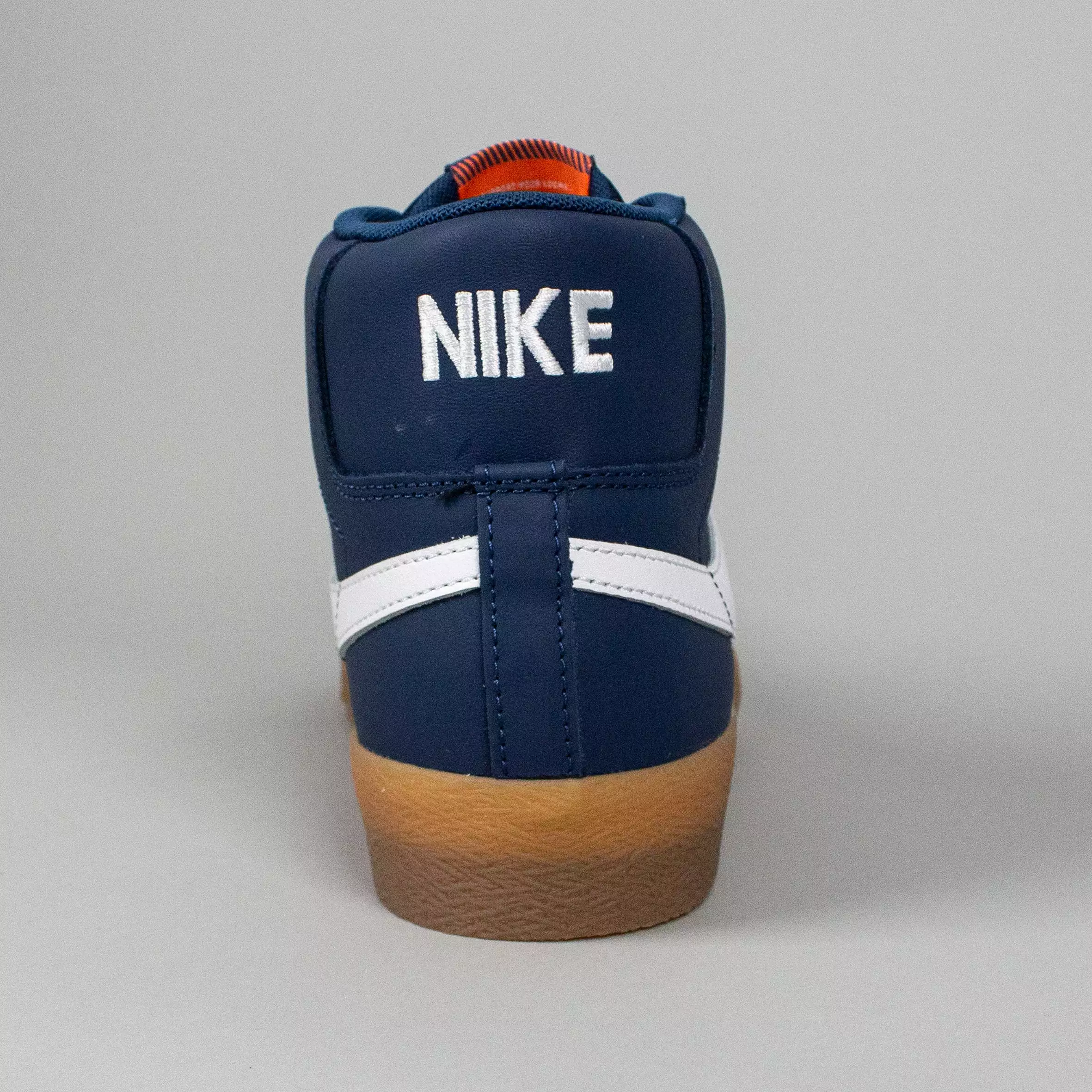 Nike SB Blazer Mid ISO Shoes Navy/White-Navy-Gum Light Brown