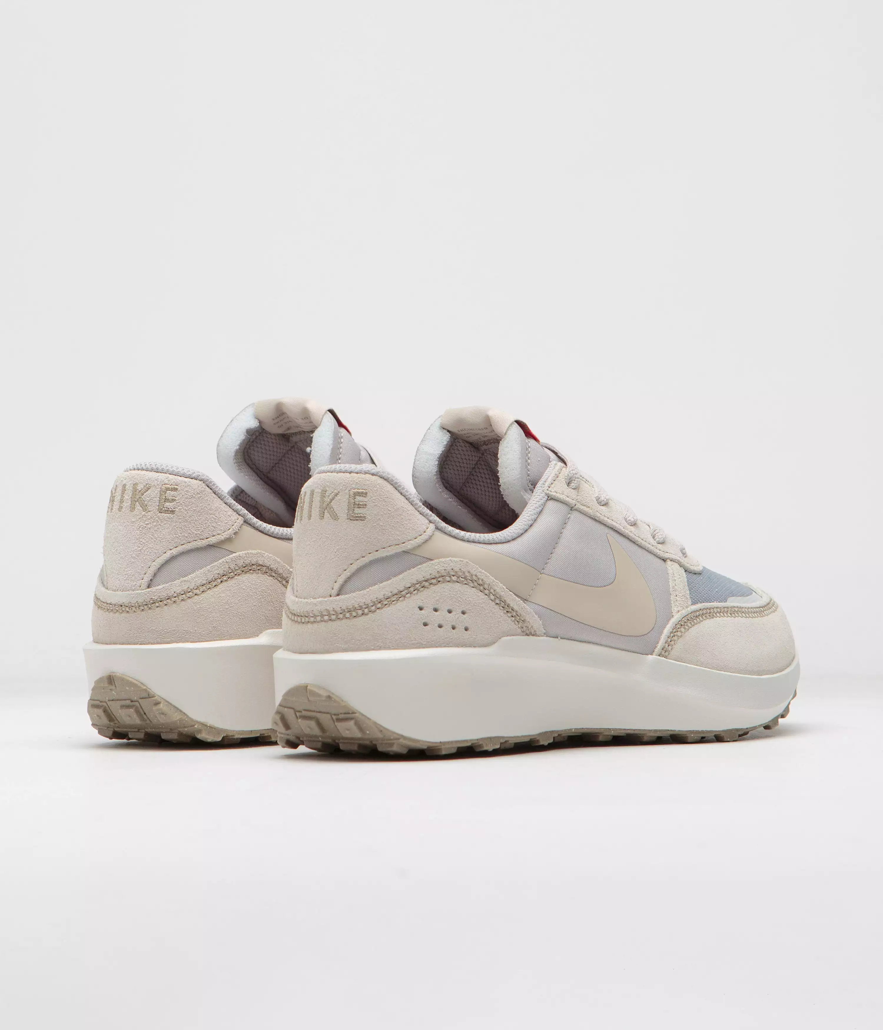 Nike Waffle Nav Shoes - Light Iron Ore / Sanddrift - Silver - Phantom