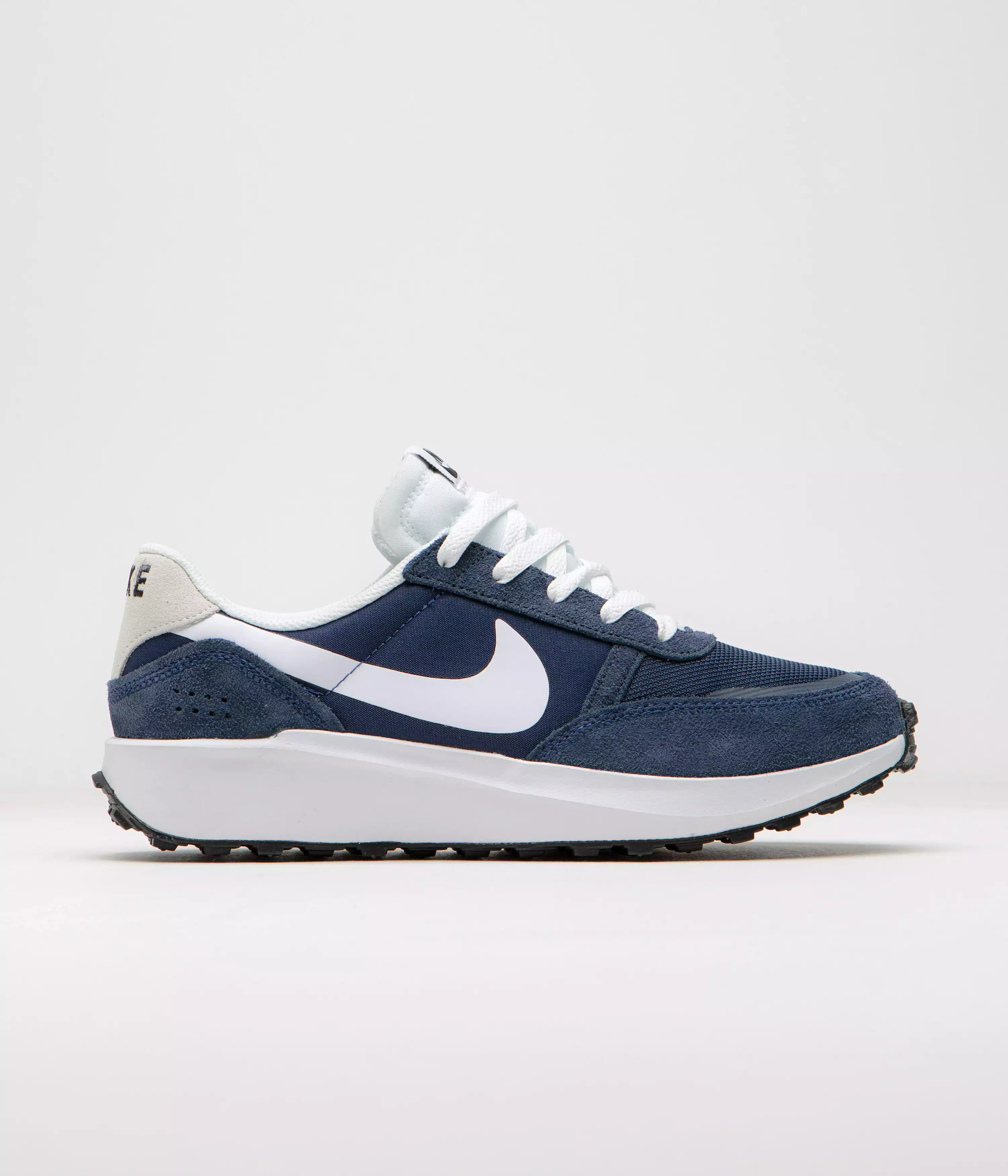 Nike Waffle Nav Shoes - Midnight Navy / White - Obsidian