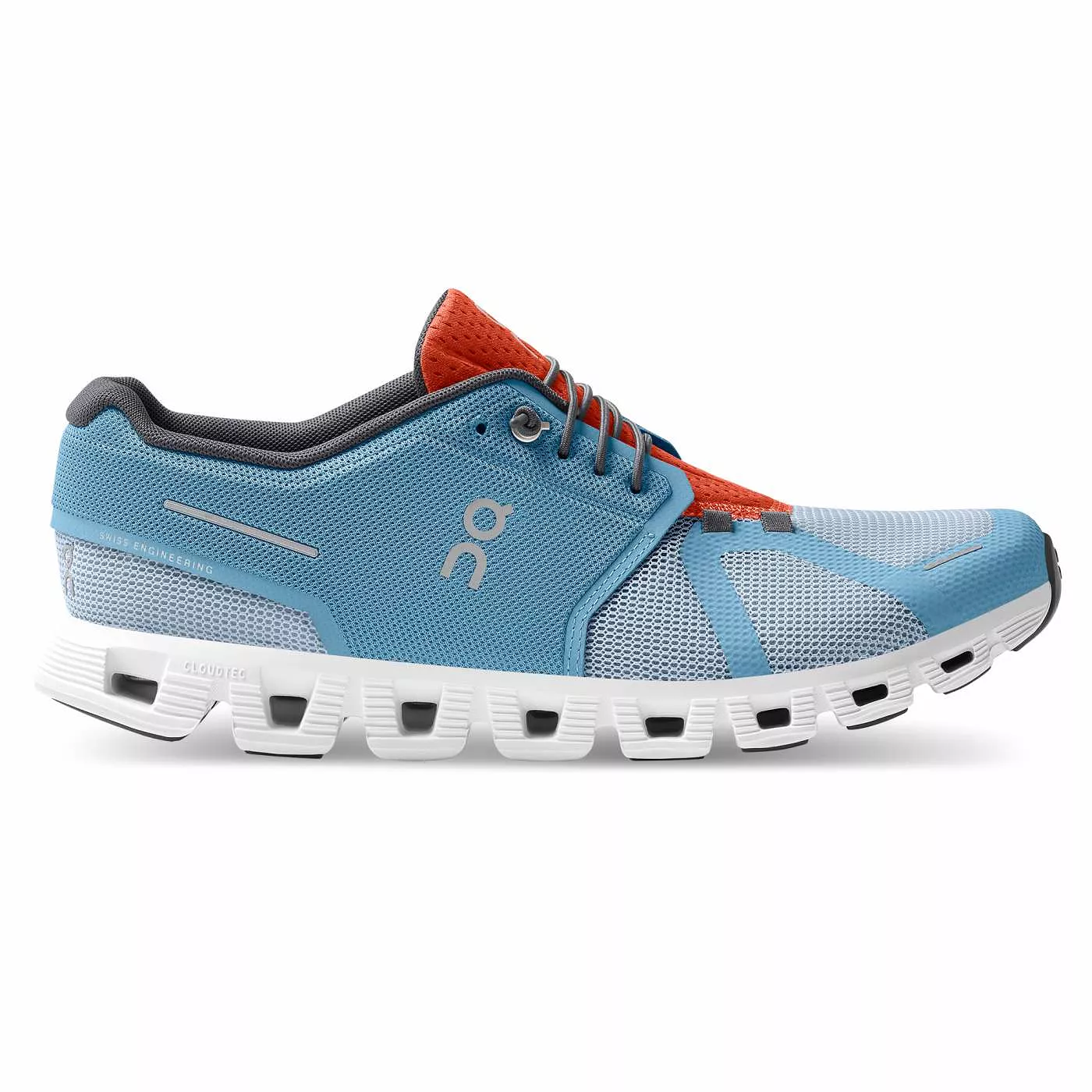 On Running Men's Cloud 5 Push Shoes - Niagara / Chambray