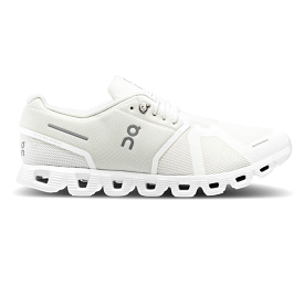 On Running Men's Cloud 5 Shoes - Undyed White / White