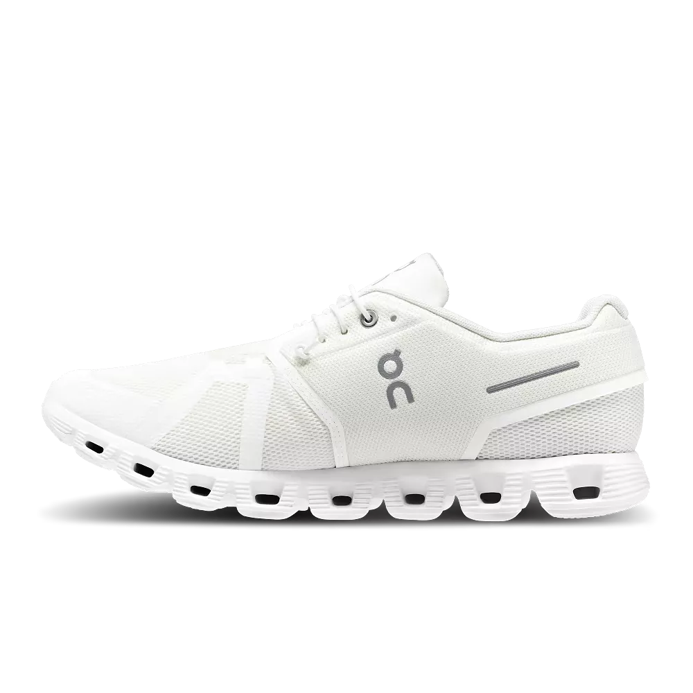 On Running Men's Cloud 5 Shoes - Undyed White / White