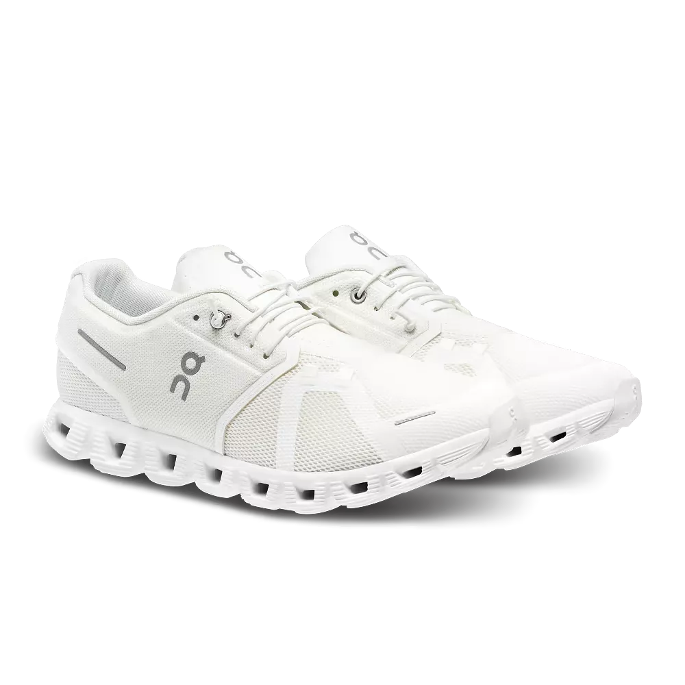 On Running Men's Cloud 5 Shoes - Undyed White / White