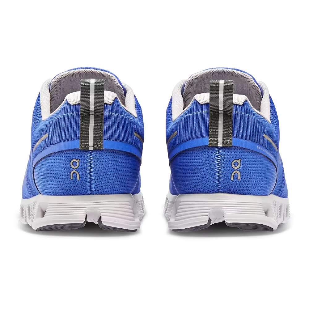 On Running Men's Cloud 5 Waterproof Shoes - Cobalt / Glacier